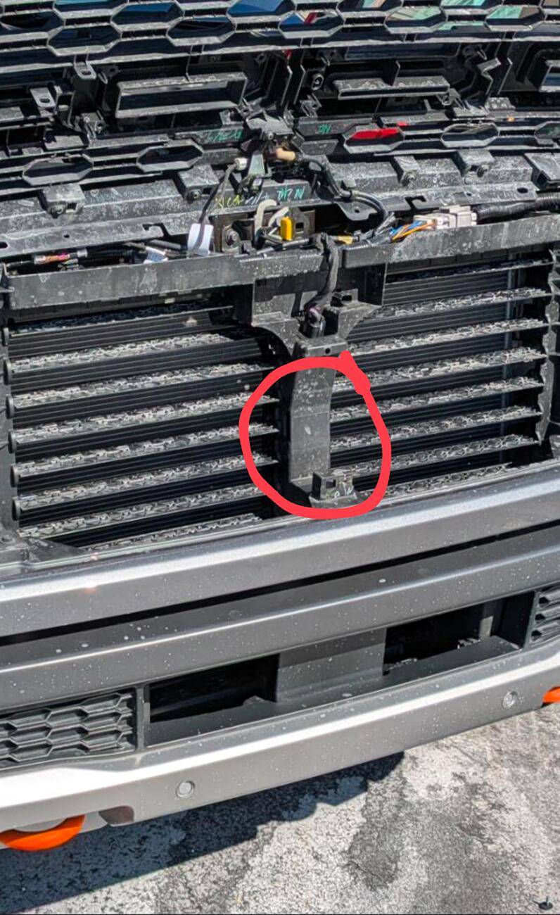 Ford Ranger Any thoughts on "notching out" this center support in front of the radiator? 1000006514