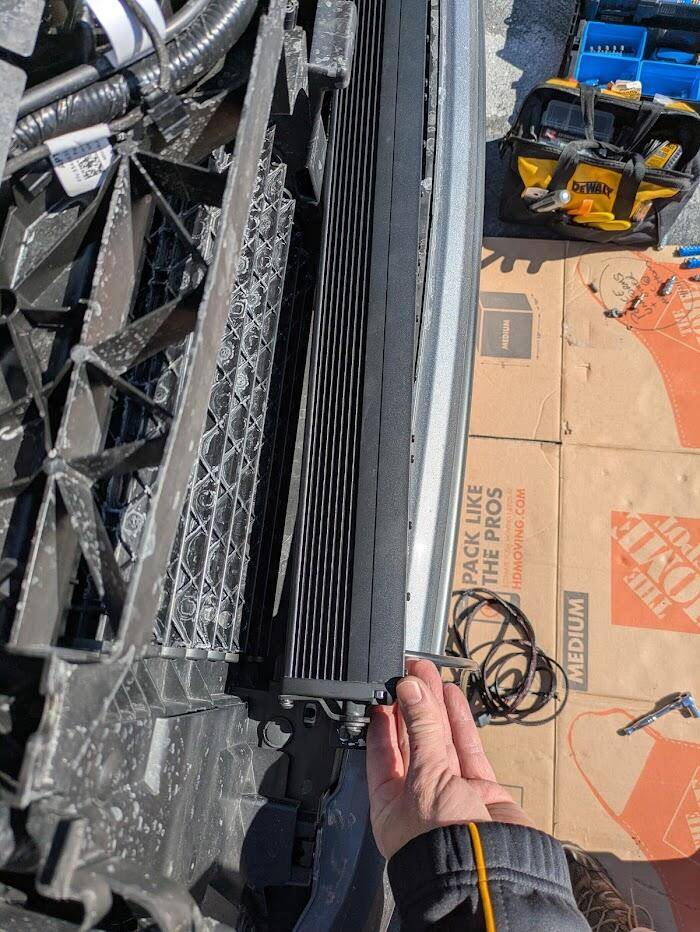 Ford Ranger Any thoughts on "notching out" this center support in front of the radiator? 1740498439731-y6
