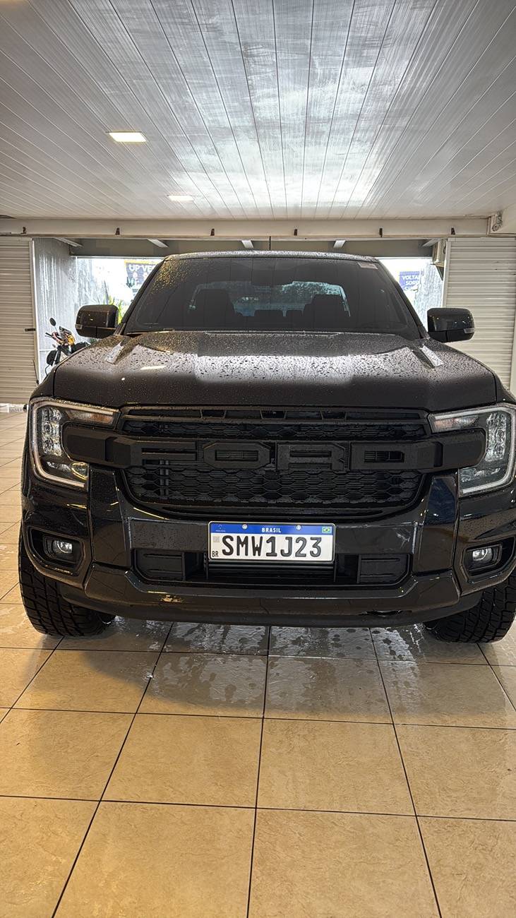 Ford Ranger Ranger 2.3 FX4 Raptor (ish) grille installed 99B95A06-3178-4098-BC9E-7A230DF3C438