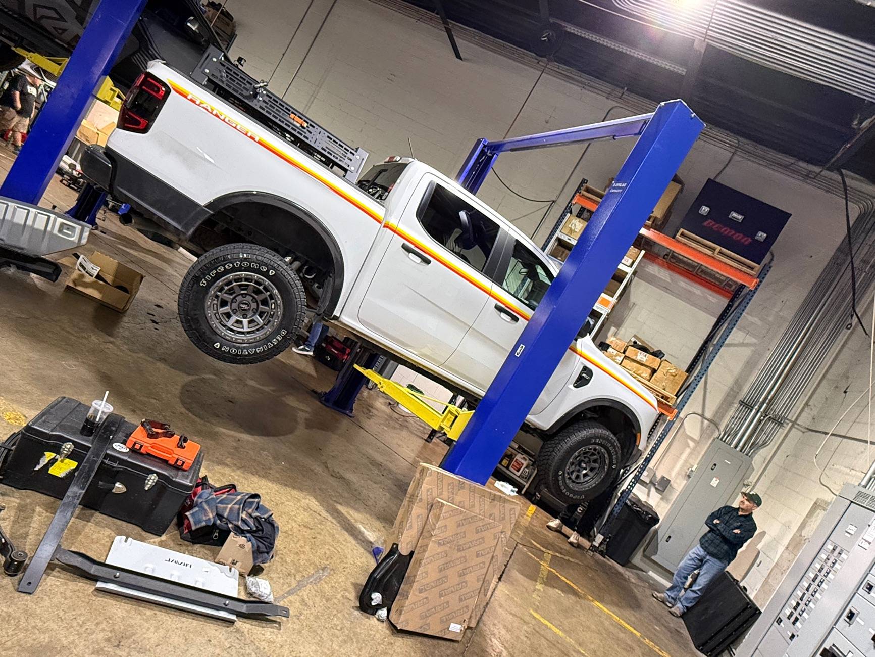 Ford Ranger Rival 4X4 Aluminum Skid Plates VS Factory Steel FX4 Skid Plates IMG_4083