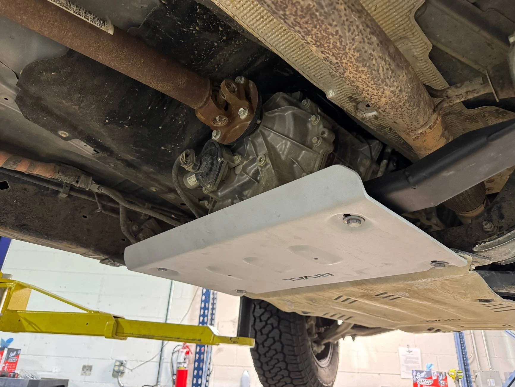 Ford Ranger Rival 4X4 Aluminum Skid Plates VS Factory Steel FX4 Skid Plates IMG_2166