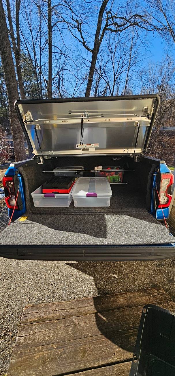 Ford Ranger Tote setup for the bed of the truck. 20250201_152637
