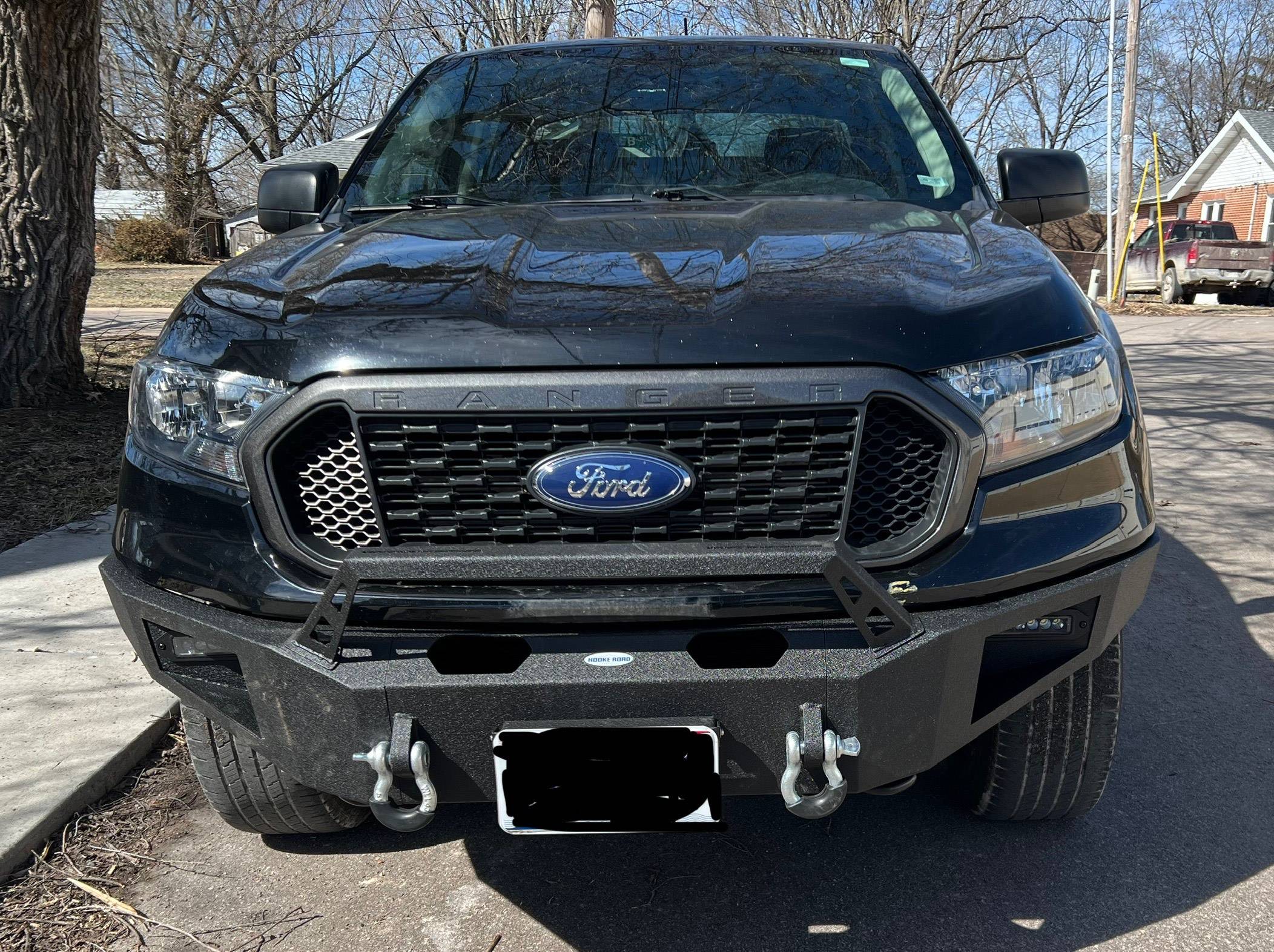Ford Ranger fog lights on an after market bumper IMG_6194