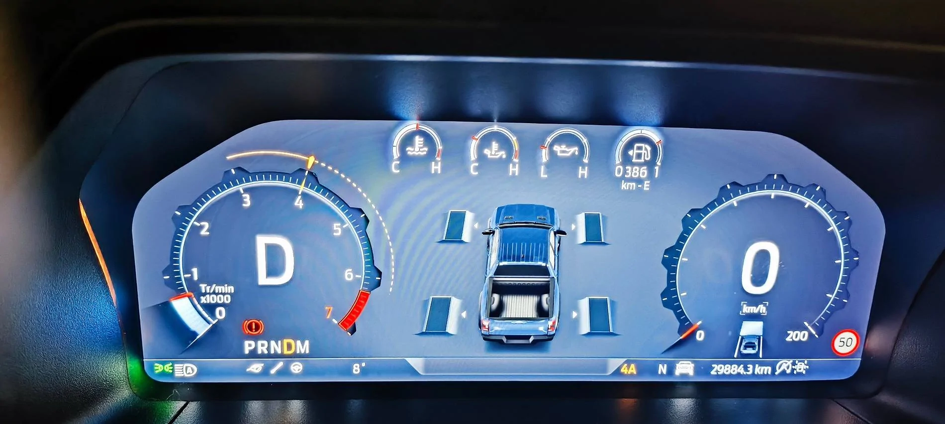 Ford Ranger Intelligent 4wd Gauge Cluster View IMG_20250306_214811