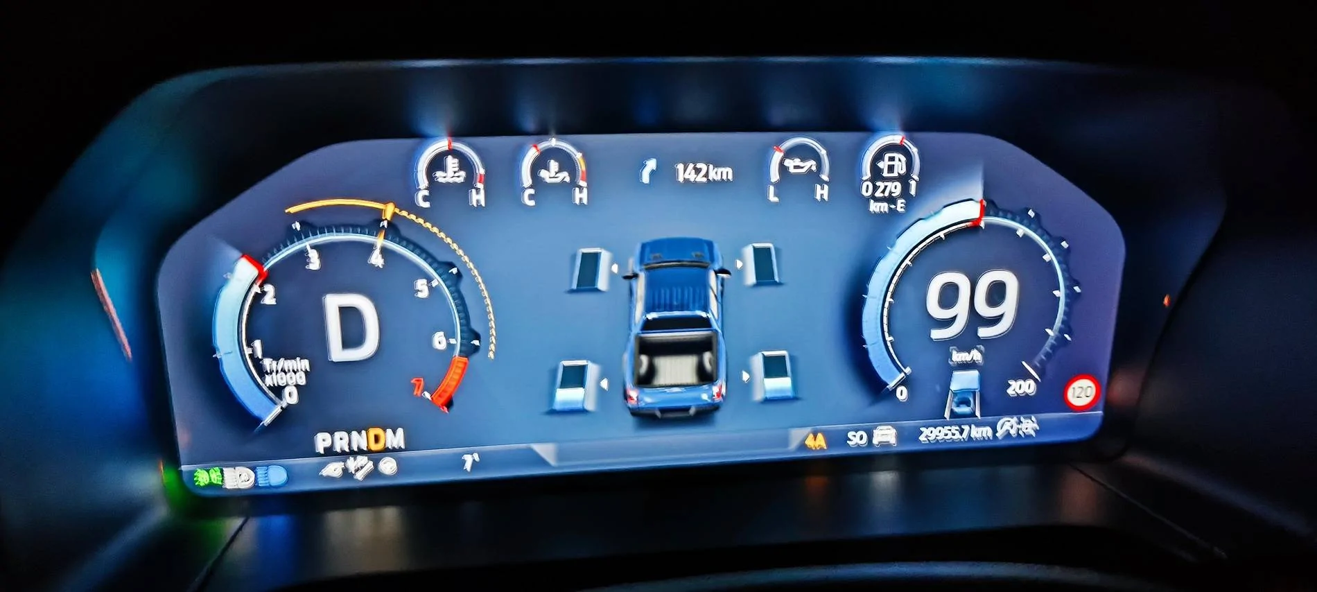 Ford Ranger Intelligent 4wd Gauge Cluster View IMG_20250307_200749