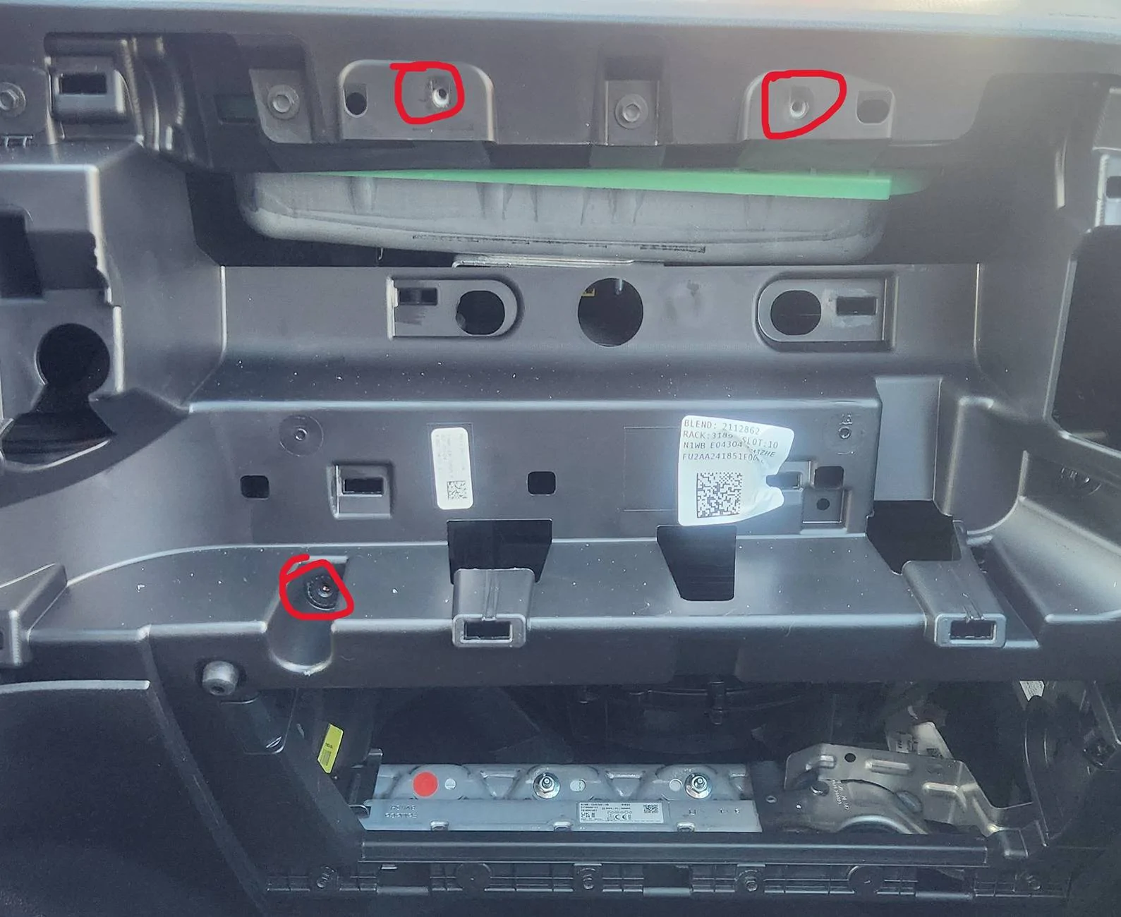 Ford Ranger Lariat Top Glove Box Install on XLT 20250309_162359