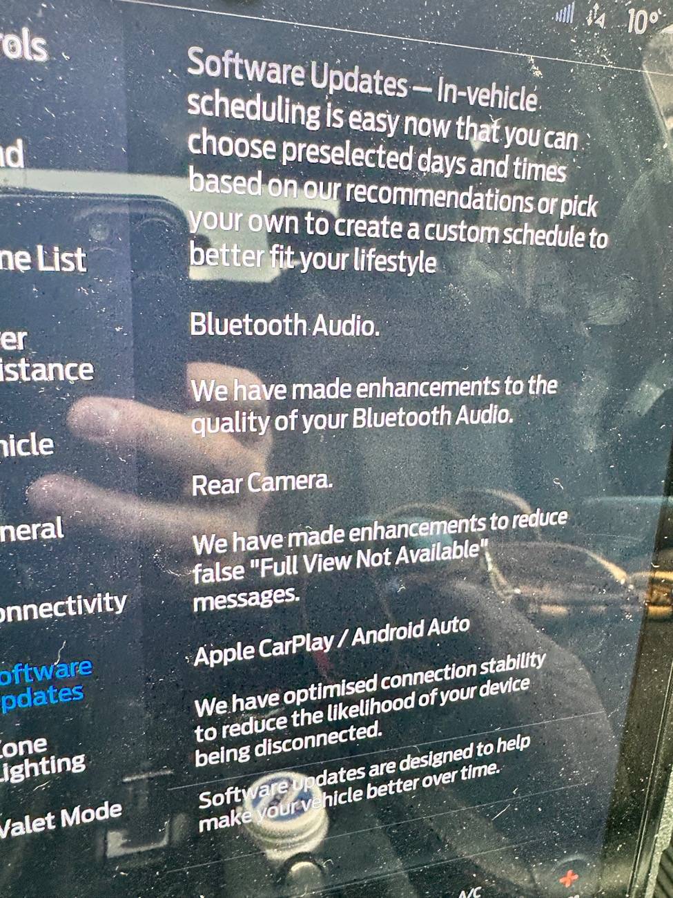 Ford Ranger new SYNC4 SW major update - awkward availability IMG_5684