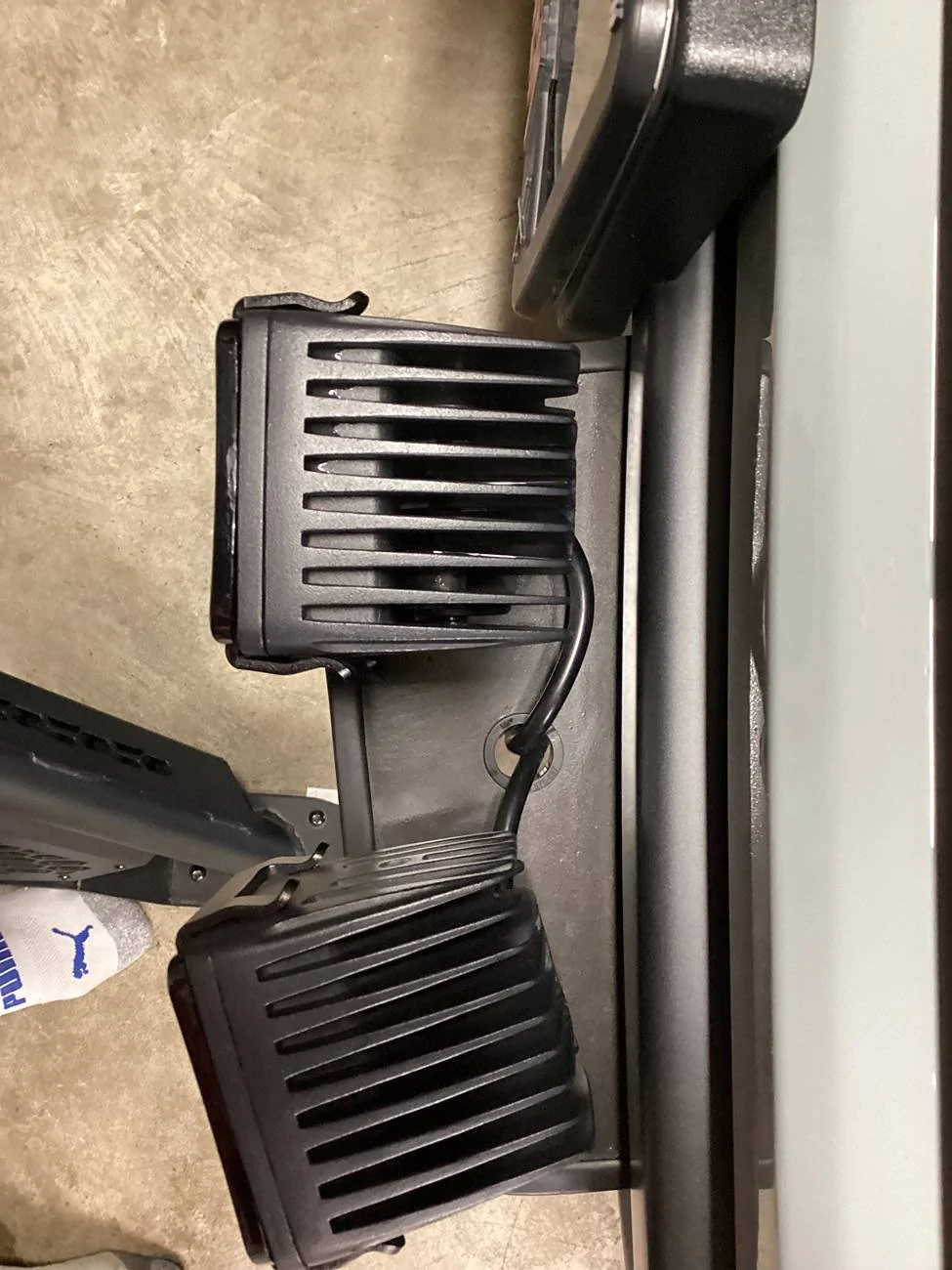 Ford Ranger Fog lights below license plate IMG_0166