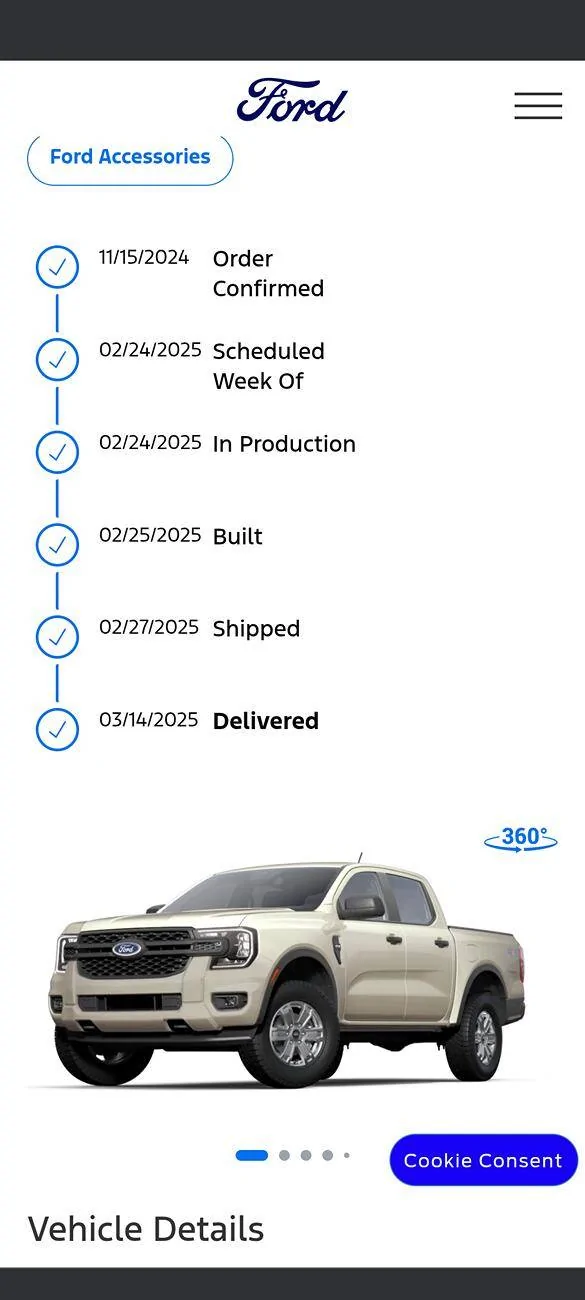 Ford Ranger Newbie from Alberta Canada ordered a 2025 XL. Screenshot_20250315-013455