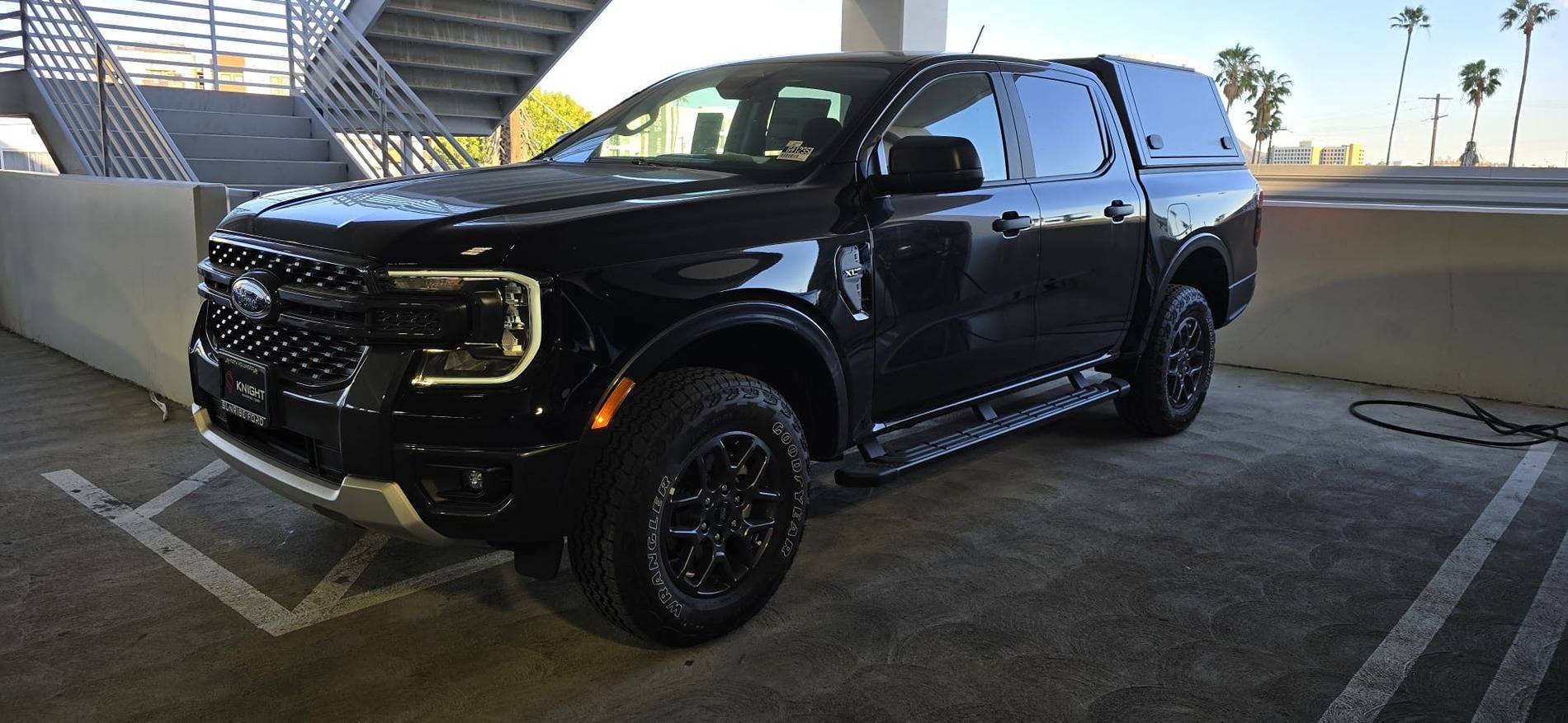 Ford Ranger 🎉 Muslogy 2024+ Ranger Luxury Accessories Giveaway! 🚙🔥 Stock XLT with SmartCap Front View