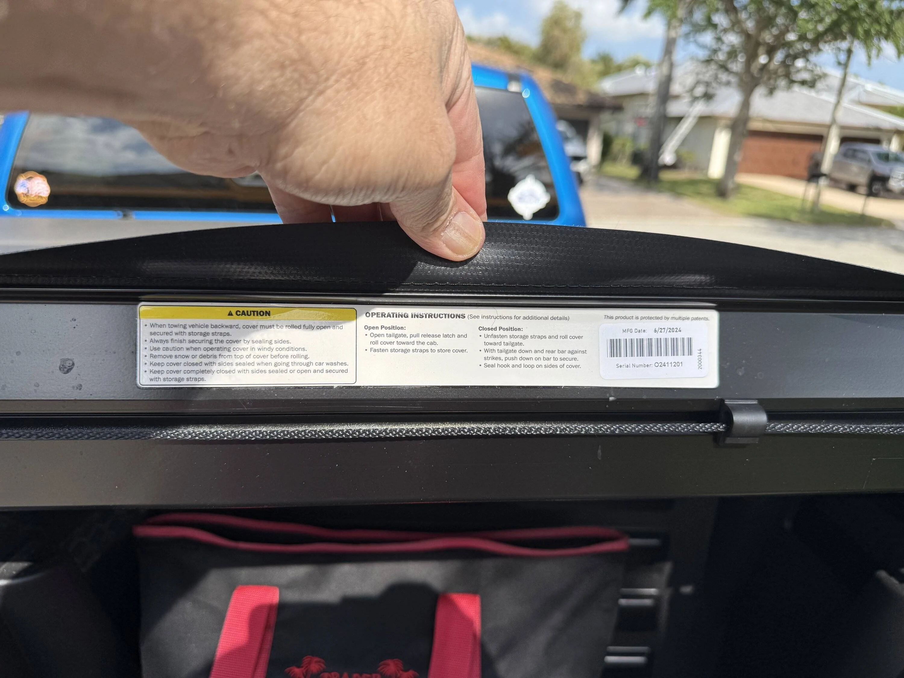 Ford Ranger Access Loredo Roll-up Soft tonneau cover IMG_4908