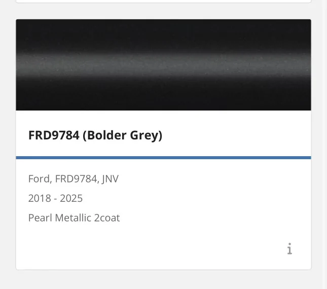 Ford Ranger Accent color paint codes IMG_9765