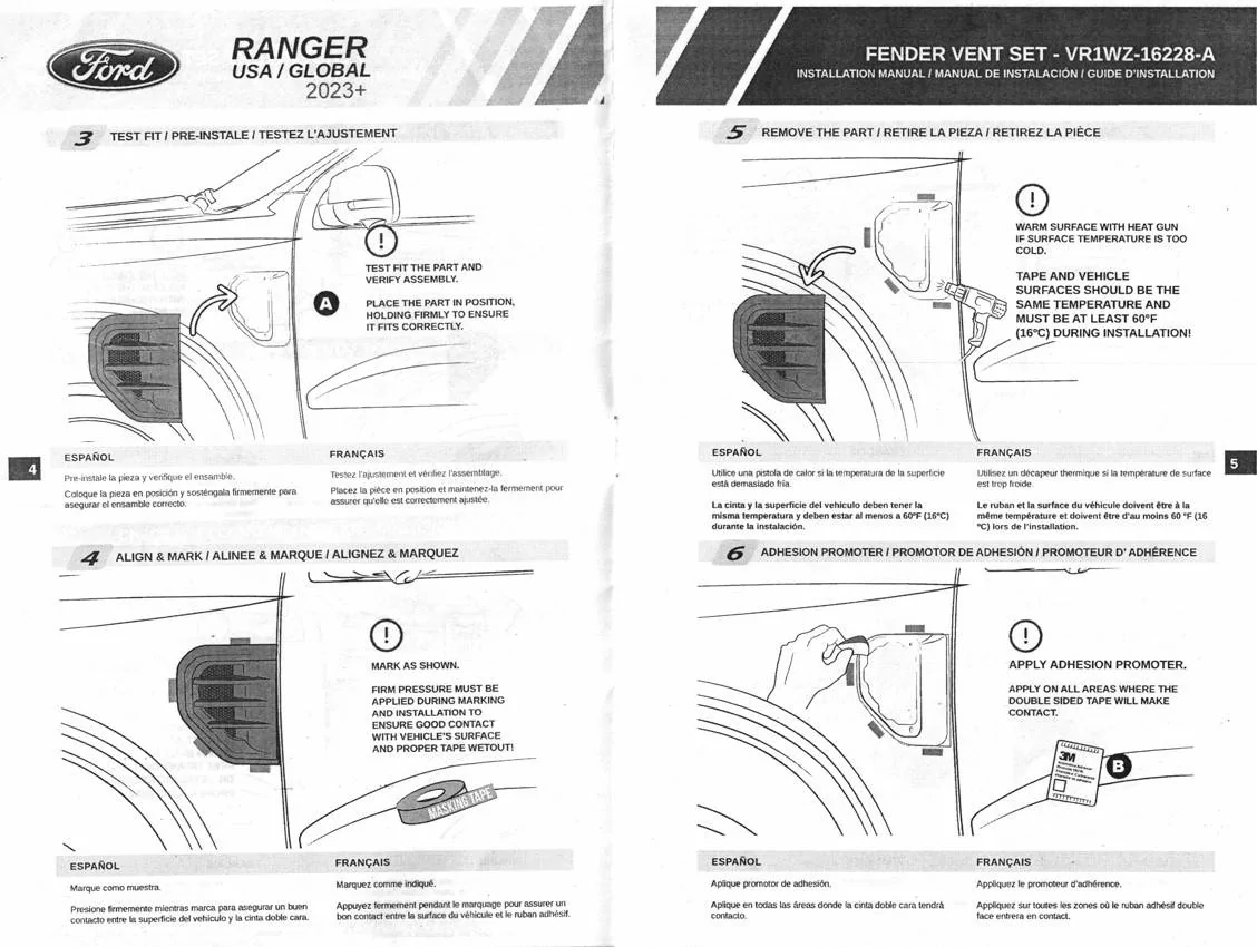 Ford Ranger Anyone install the side vents? Screenshot 2025-03-23 091402