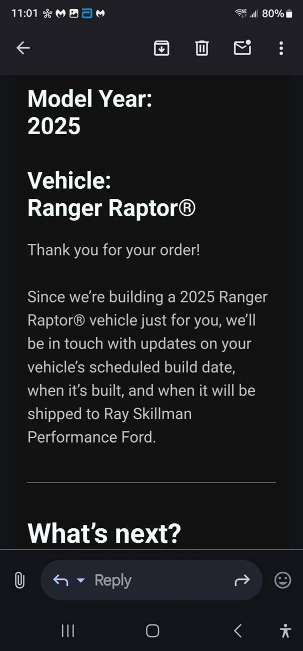 Ford Ranger Giving up, not sure what Ford's problem is producing the 2025 Screenshot_20250328_110142_Gmail