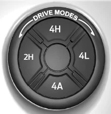 Ford Ranger Switching Between Drive Modes Question Round Drive Mode Selector PIC