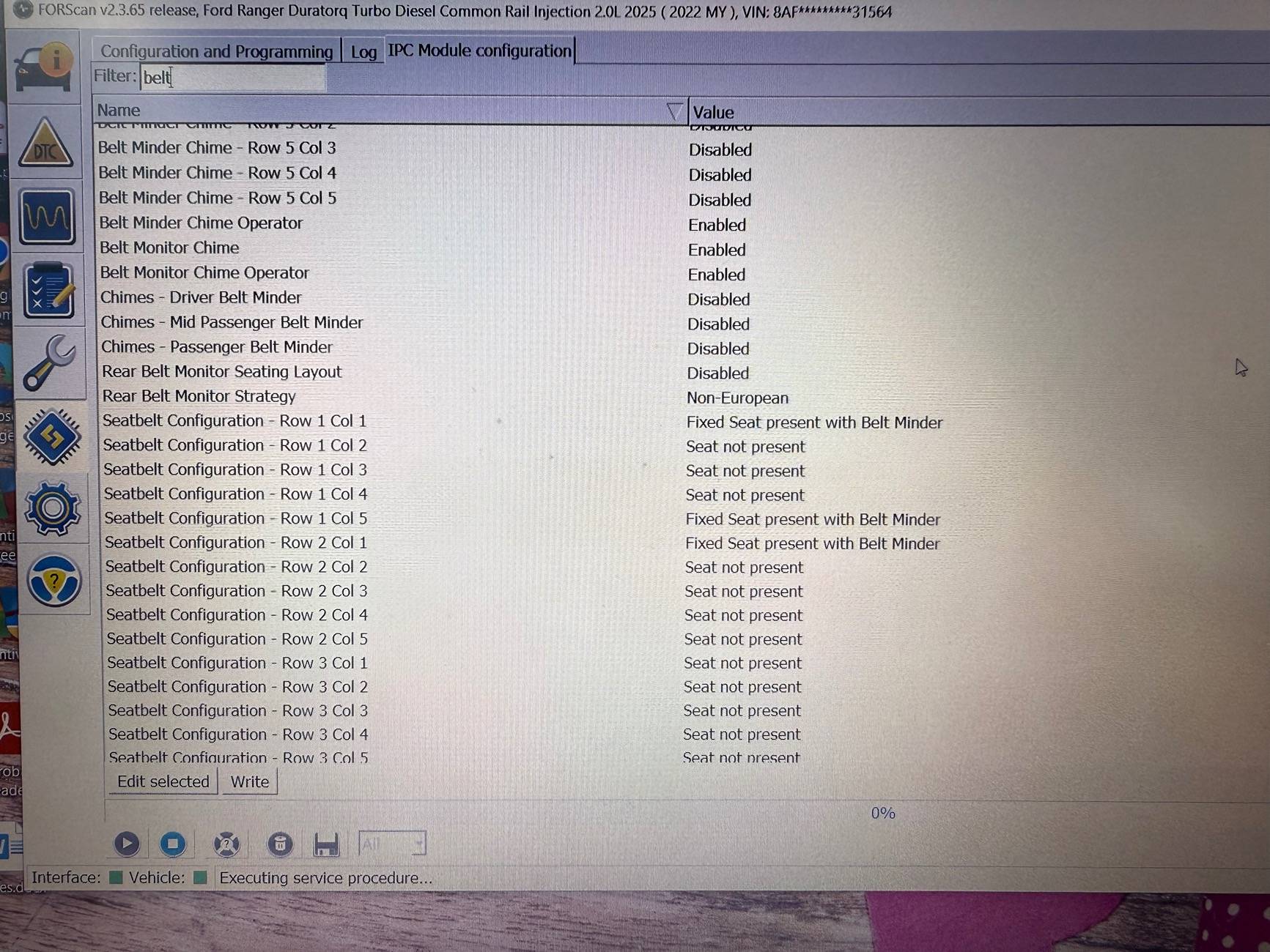 Ford Ranger FORScan NA Ranger 6th Gen (2024+) Crowdsourced Spreadsheet IMG_1060