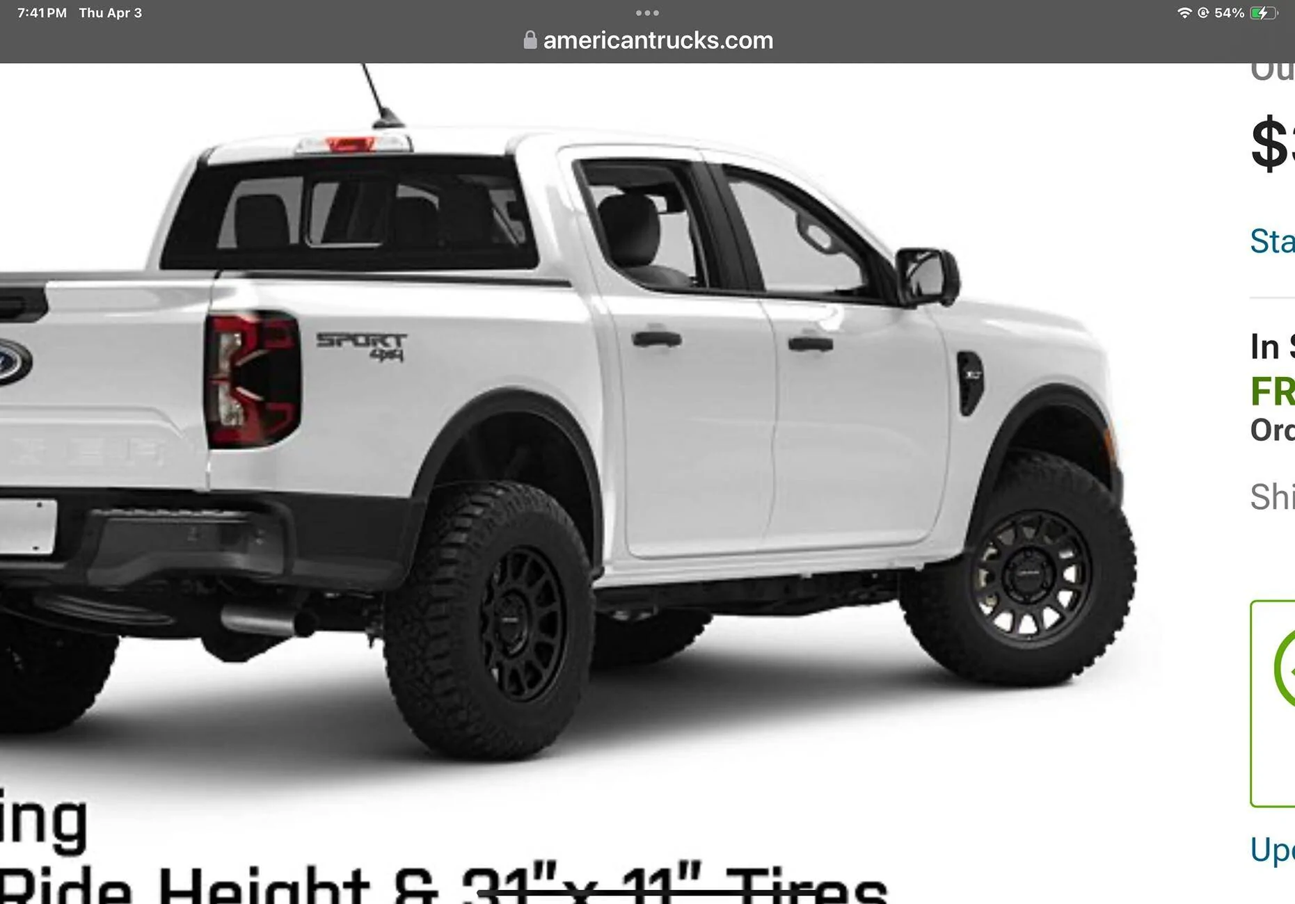 Ford Ranger Ford performance rims IMG_0692