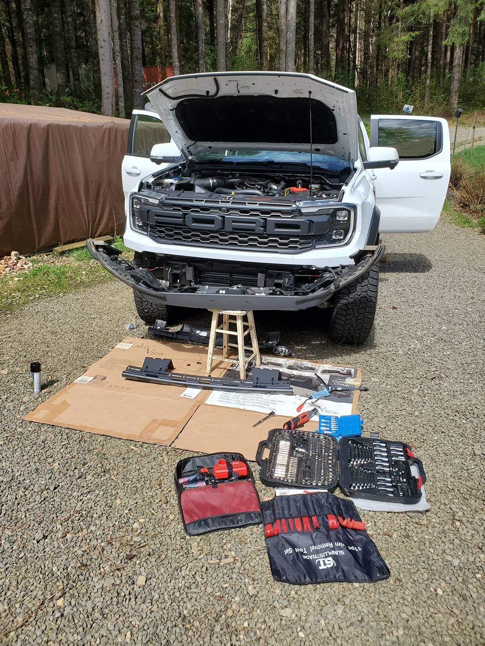Ford Ranger FMI Raptor Front Bumper Holes Don't Align rap464