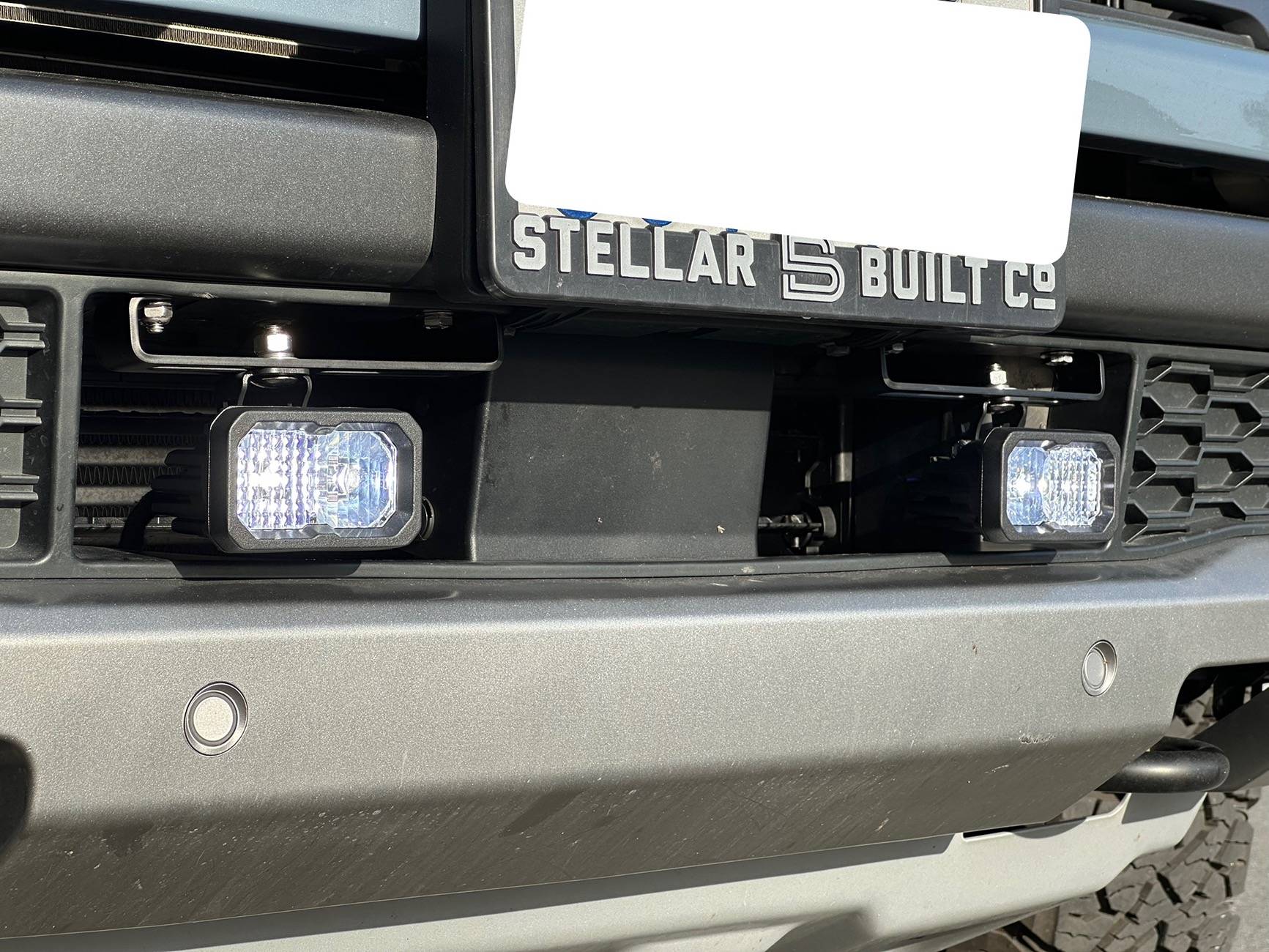 Ford Ranger Diode Dynamics Bumper Light Brackets - SSC2s IMG_3517