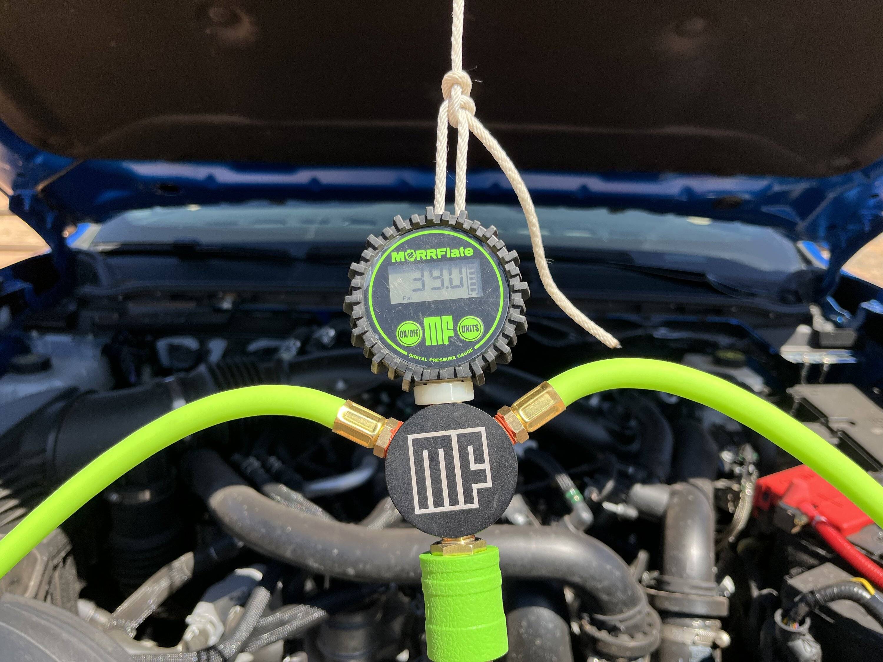 Ford Ranger MORRFlate TenSix PSI Pro compressor and quad hoses work great IMG_0016