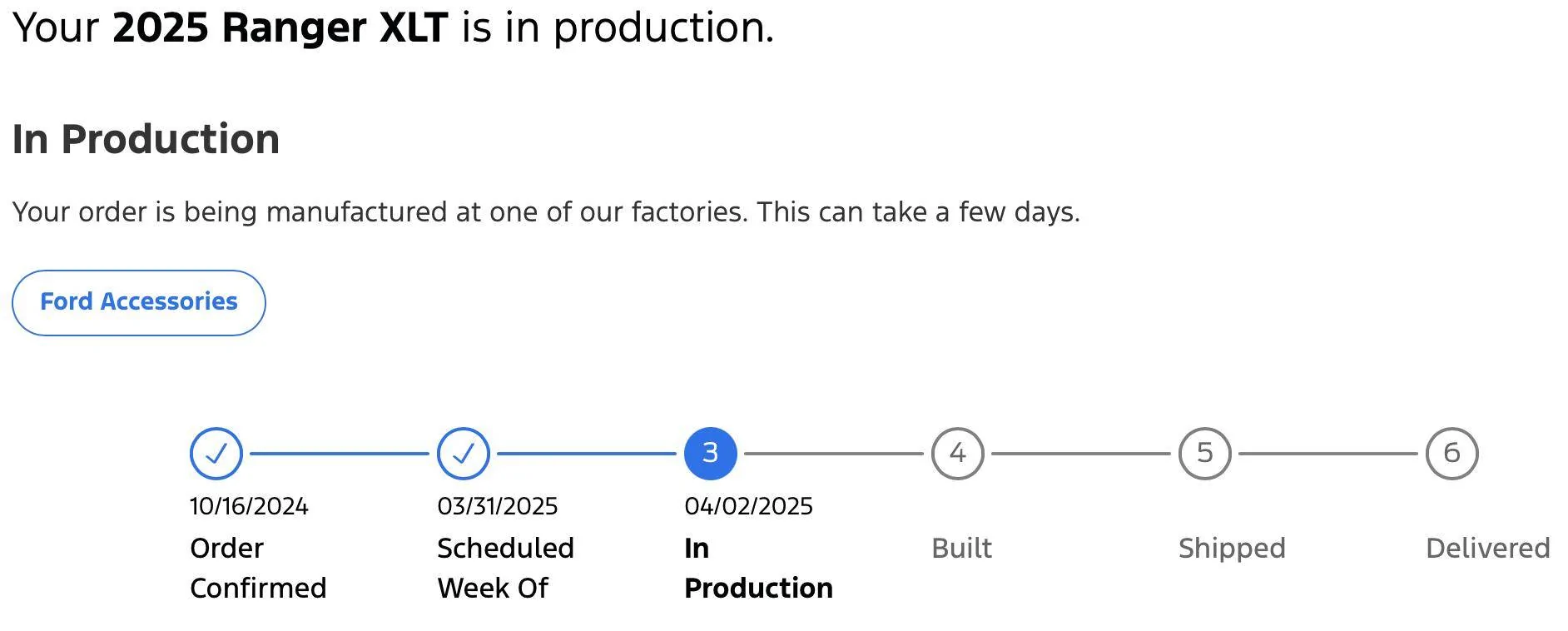 Ford Ranger 2025 Order update Screenshot 2025-04-10 at 7.14.28 AM