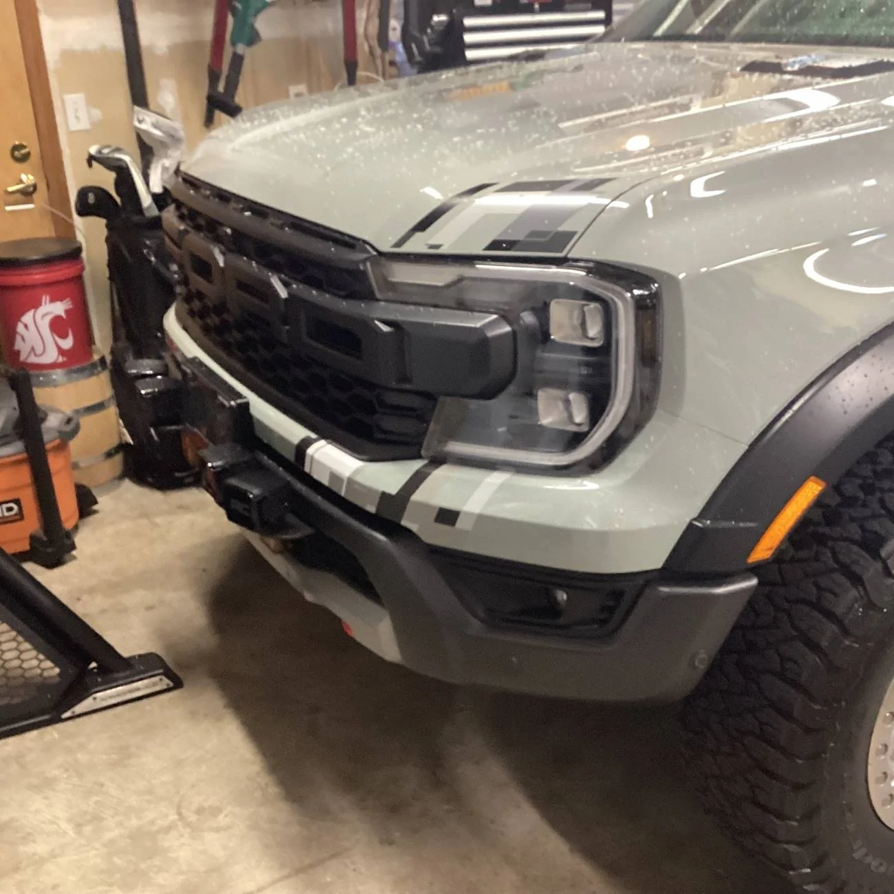 Ford Ranger Raptor bumper light mount. IMG_0183