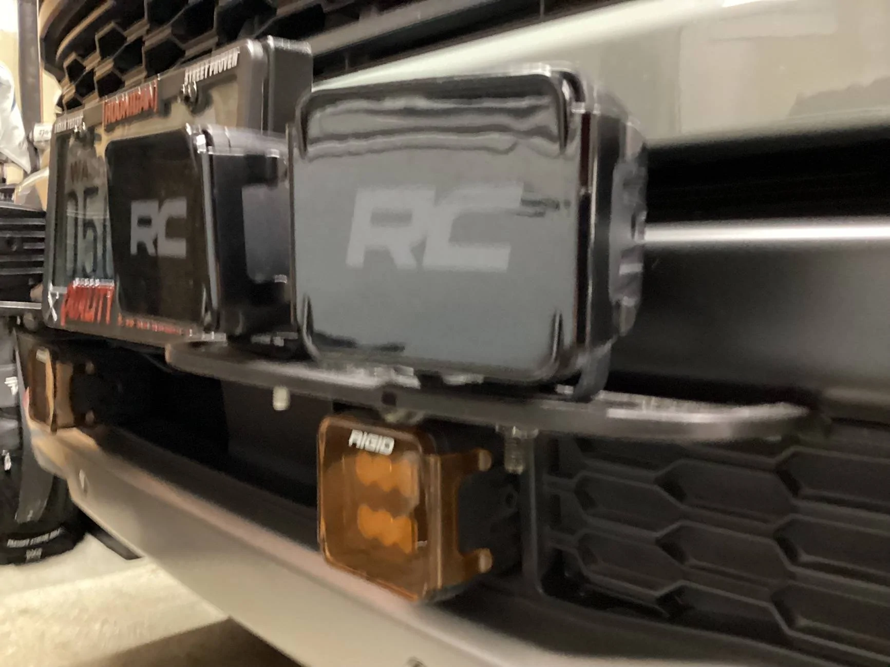 Ford Ranger Raptor bumper light mount. IMG_0167