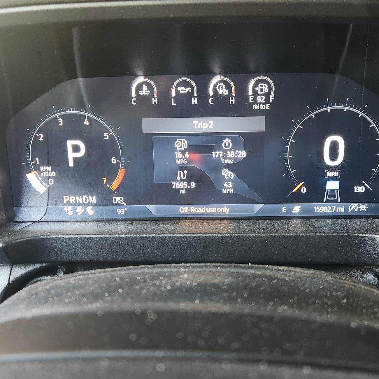 Ford Ranger Gas Mileage - not even getting 16mpg Highway 20250403_153856