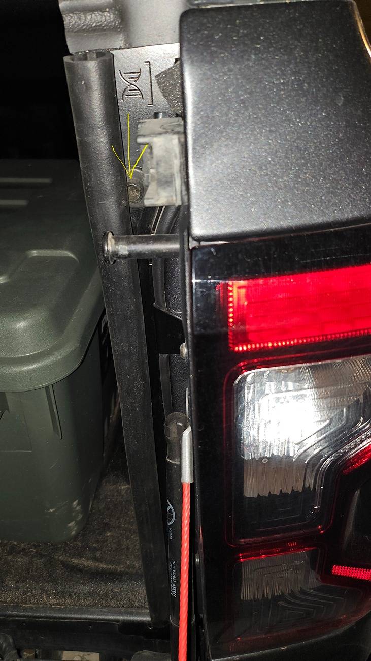 Ford Ranger UltraGroove Metal Tonneau Cover install issues. 20250415_215155