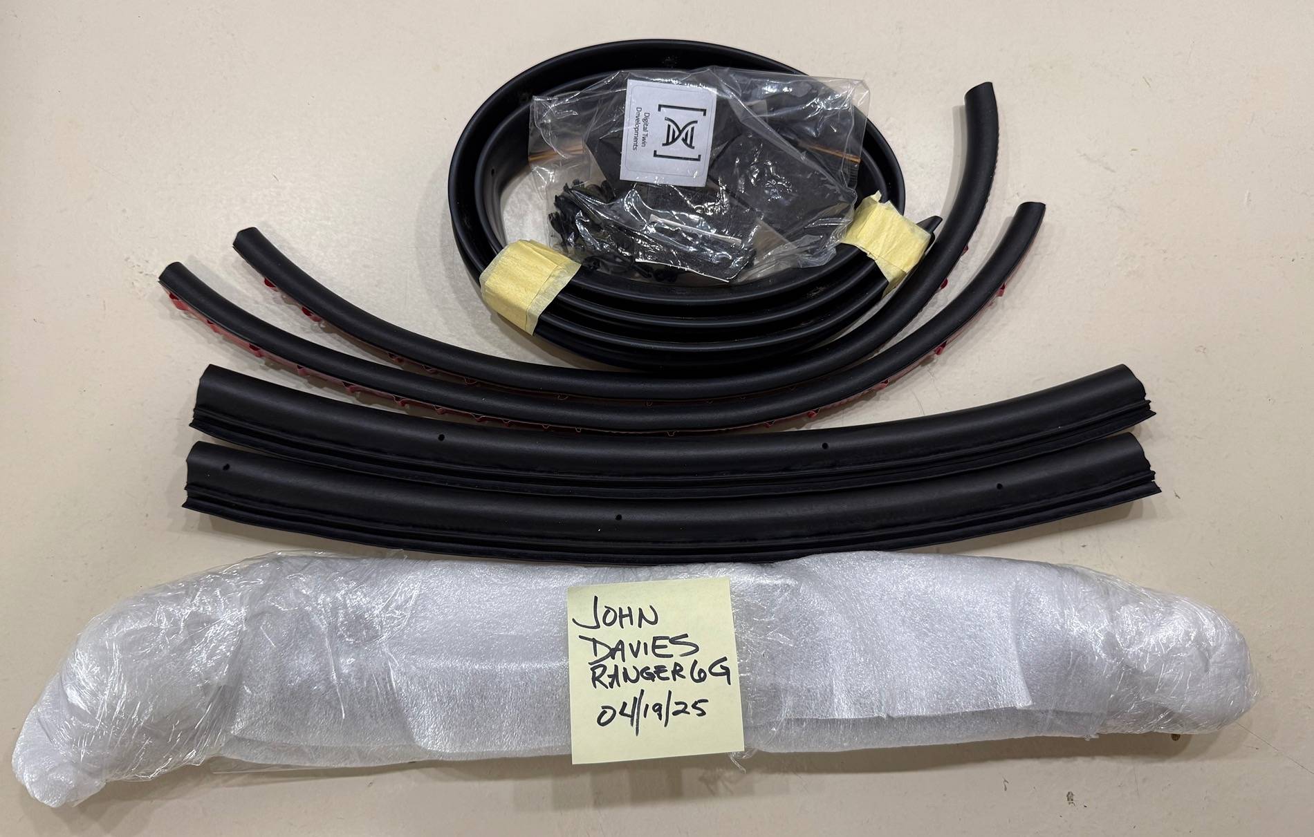 Ford Ranger Will ship - Digital Twin Developments Ranger Tailgate Seal Kit - US$120 plus USA shipping, no tax IMG_0195