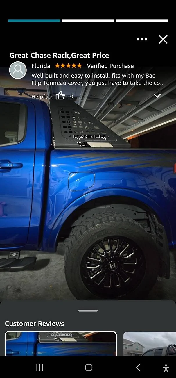 Ford Ranger Chase Racks/Sport bars for the NA 2024+ Ranger Screenshot_20250403_141532_Amazon Shopping