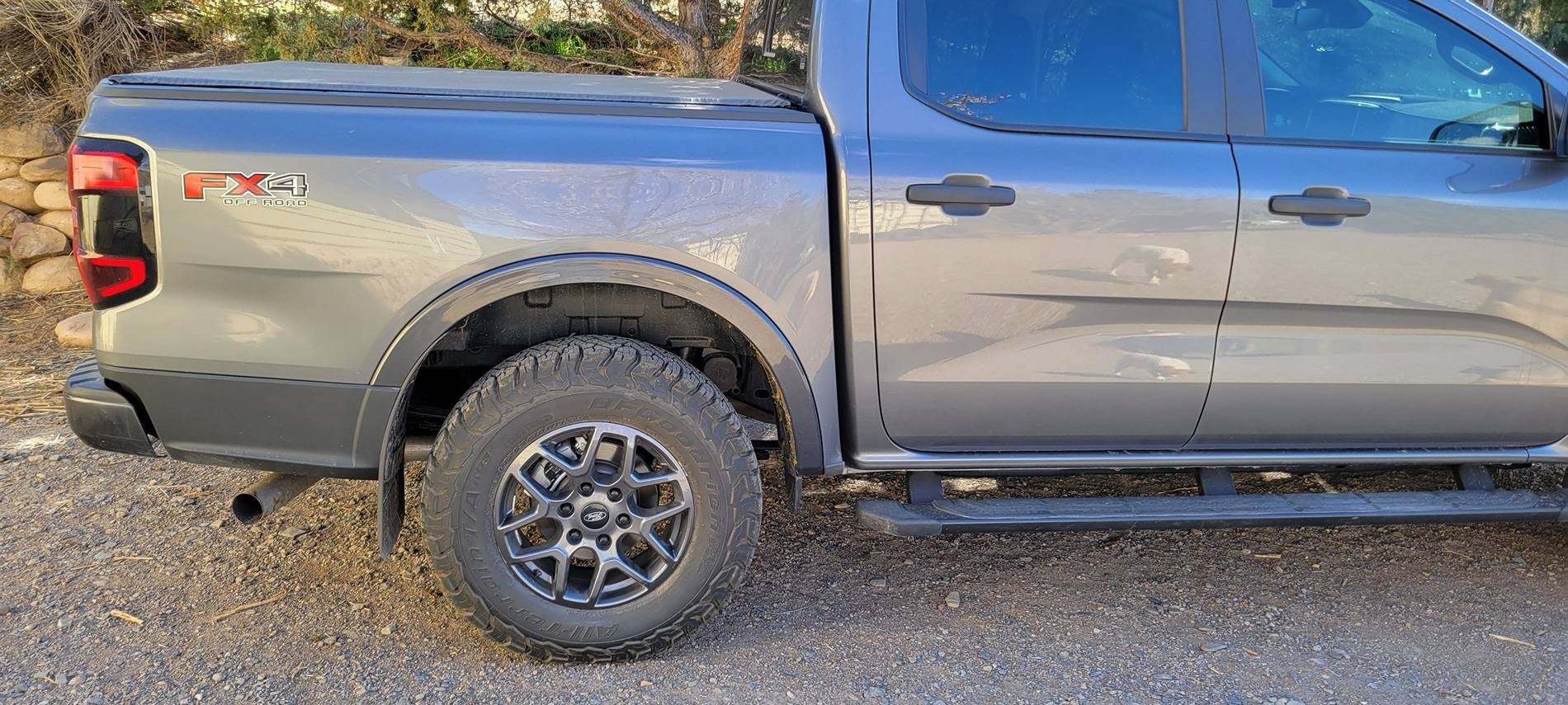 Ford Ranger Bigger tires no lift no rub. Thoughts. 20250420_163305