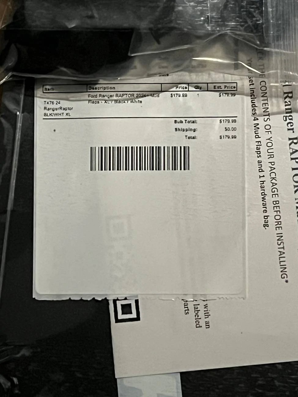 Ford Ranger Bnib roxblockz  XL for Ranger raptor with white lettering IMG_2639