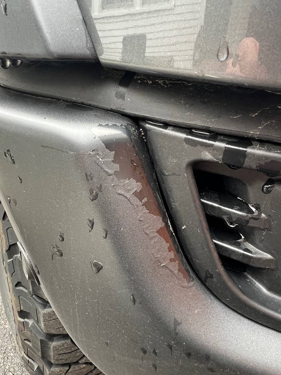 Ford Ranger Front Bumper Paint Flaking Off IMG_1789