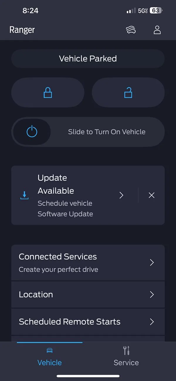 Ford Ranger Update received ecg-24.2.4.10.2 IMG_1763
