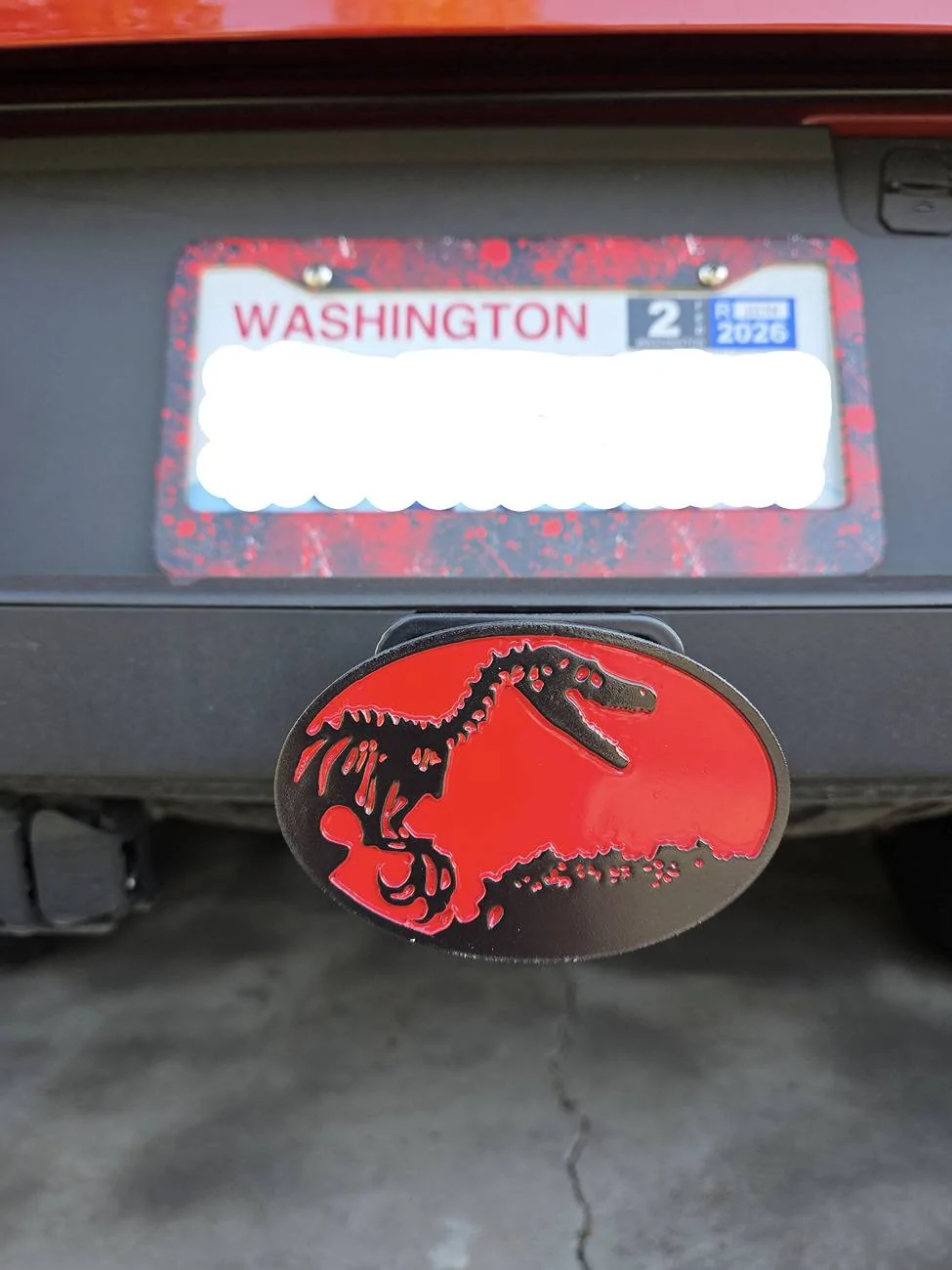 Ford Ranger Hitch Plug for Ranger Raptor - post yours here Raptor Hitch Cover Installed
