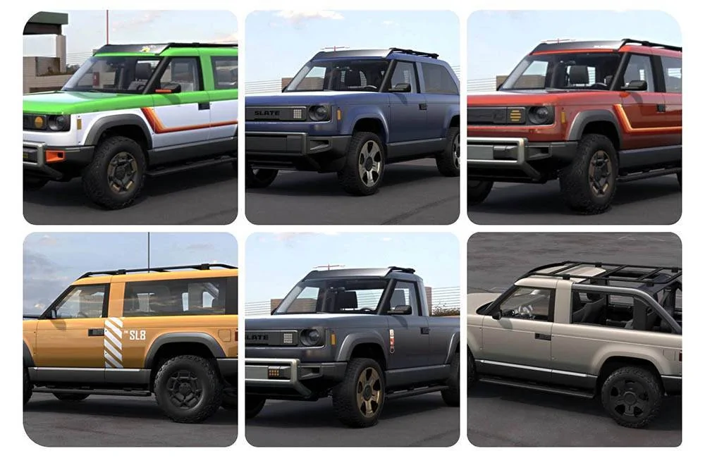Ford Ranger SLATE Truck modular Pickup & SUV -- News and Info slate-builds-configurations-jpg