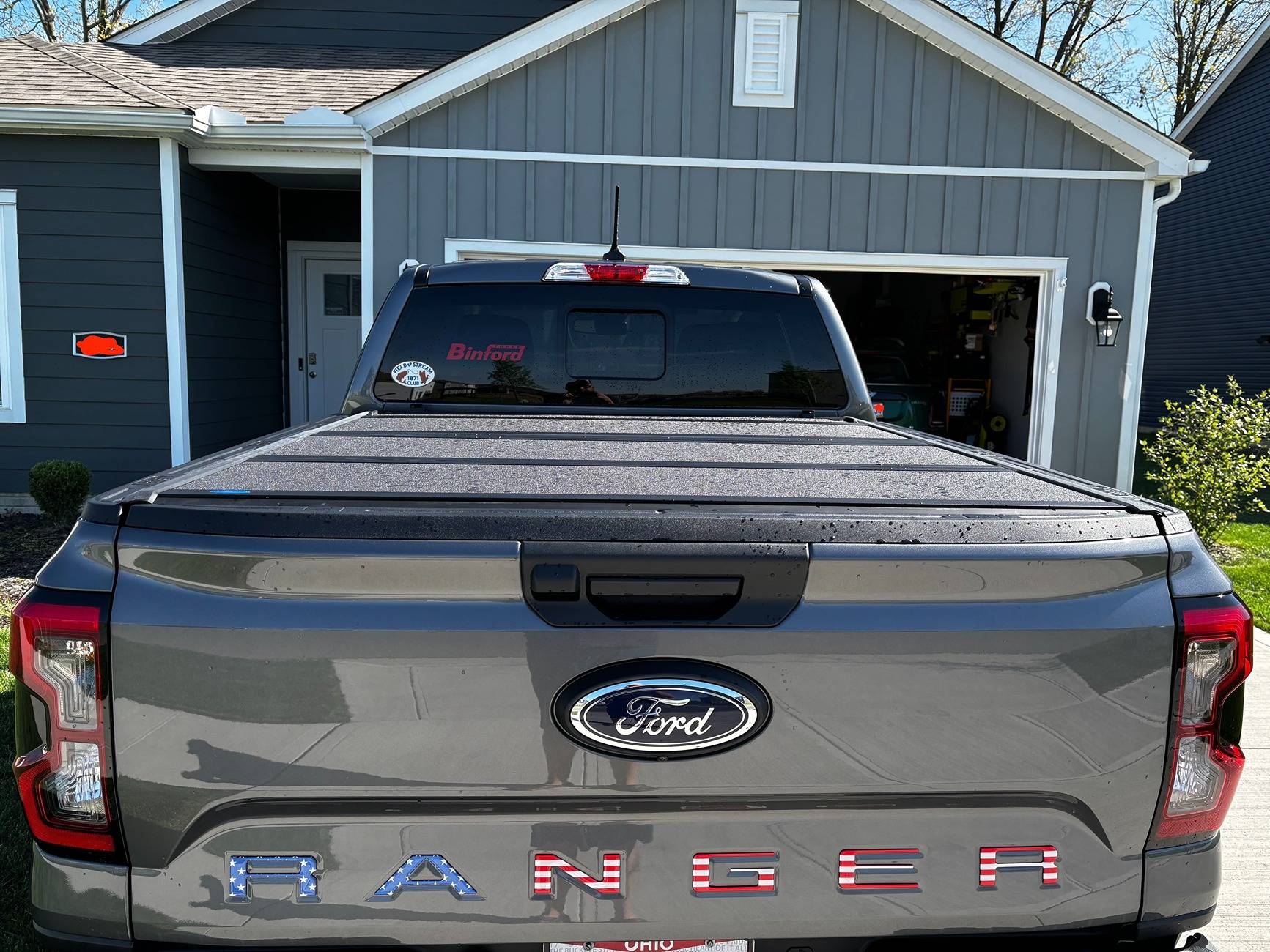 Ford Ranger One month with Ranger 2024-2025 REV Hard Folding Tonneau after bath