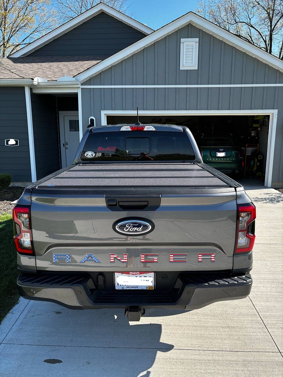 Ford Ranger One month with Ranger 2024-2025 REV Hard Folding Tonneau spiffy