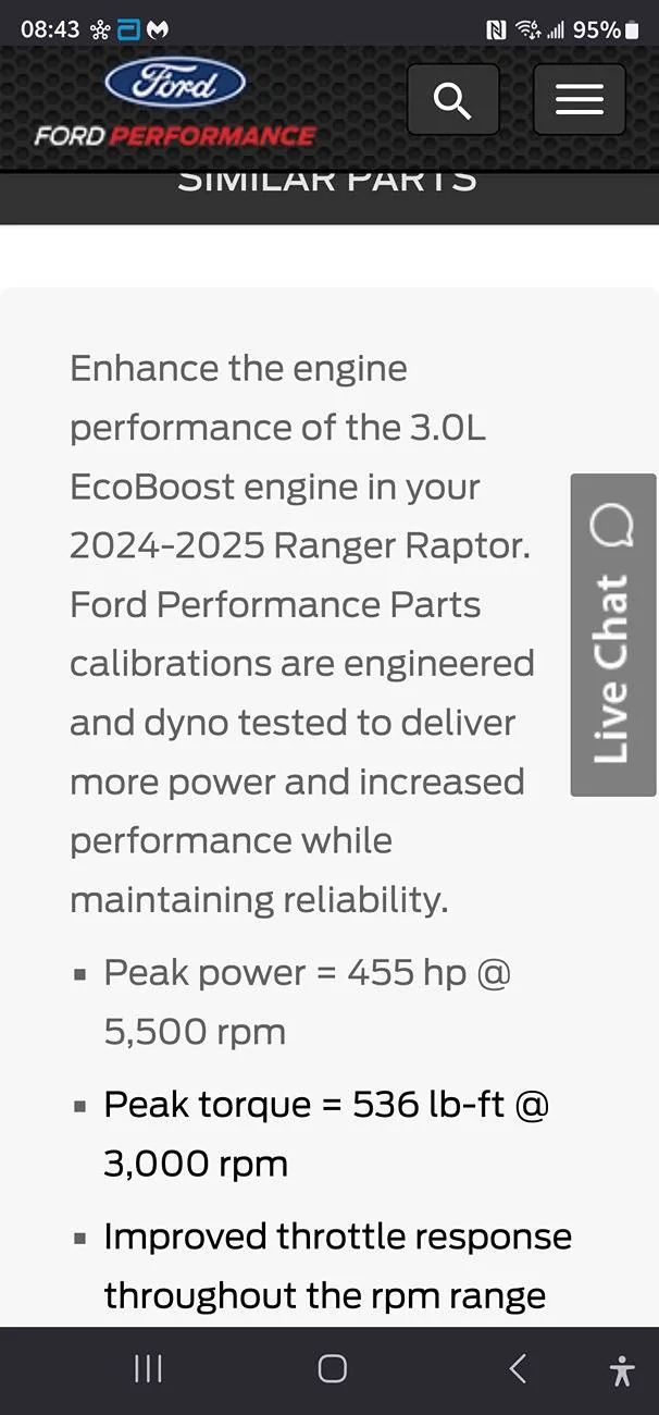 Ford Ranger Poll: Stock or Pro Cal (What's your experience, Good, Bad, Meh?) Screenshot_20250428_084357_Firefox