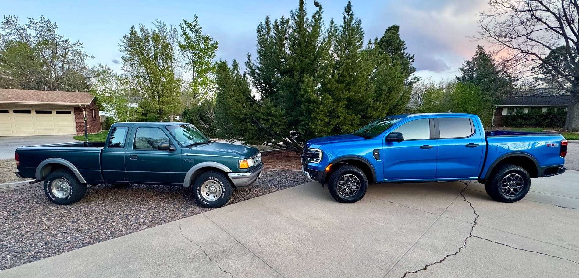 Ford Ranger What did you do WITH your 6G Ranger today? 1996vs2025_1