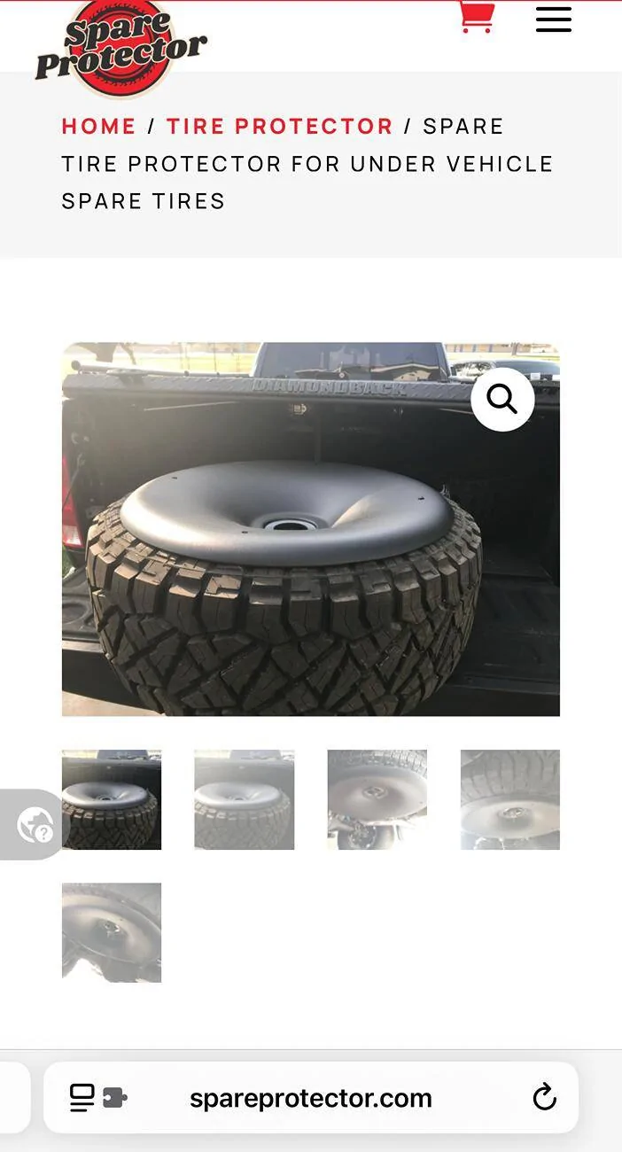 Ford Ranger RR Spare tire ROCK COLLECTOR! IMG_0332