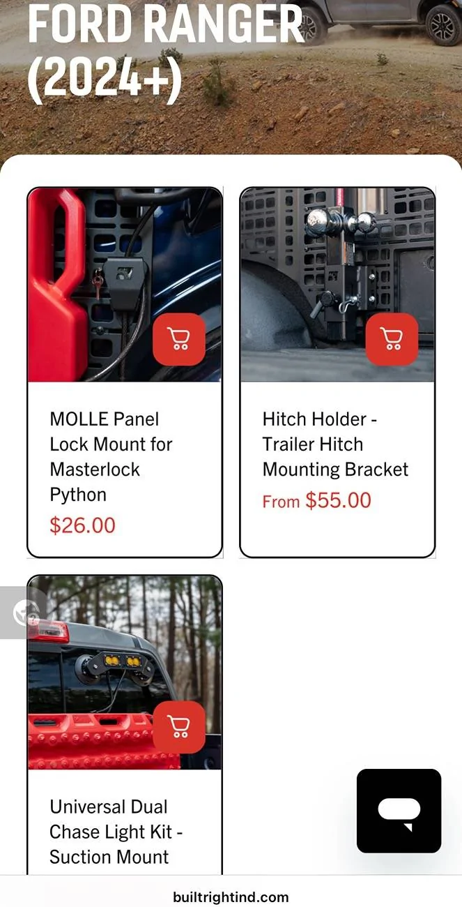 Ford Ranger Bedside Molle Panels IMG_0340