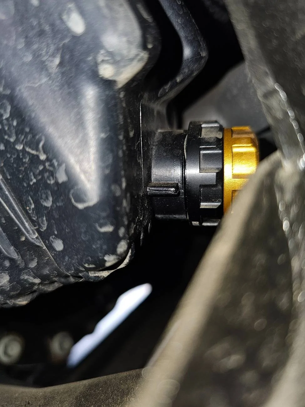 Ford Ranger Ronin Oil Drain Plug installed on '25 Ranger Raptor (Fitment Concerns) 20250503_161505