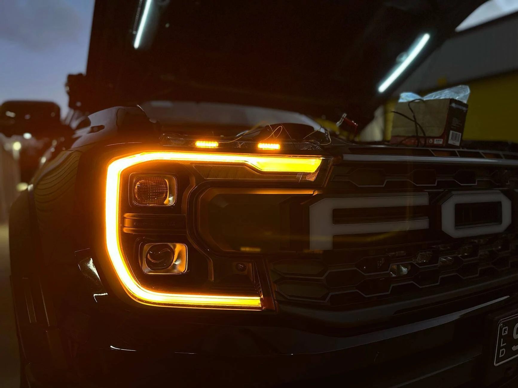 Ford Ranger How Signature Lux's Amber Grille Light Looks Next to the Lava DRL + Special Offer 1746439185501-jm