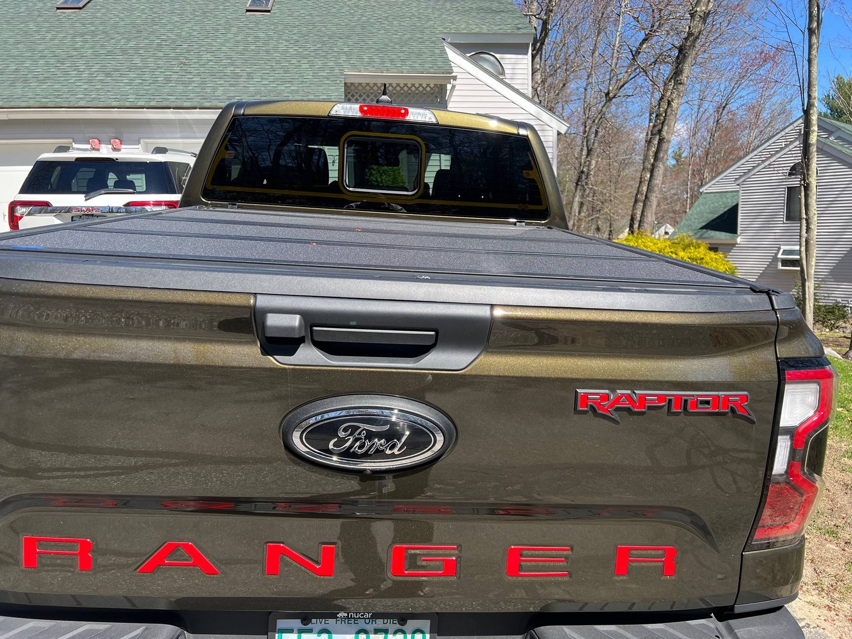 Ford Ranger 25 Blackout with a bit of flair - Raised Tail Gate Letters IMG_0961