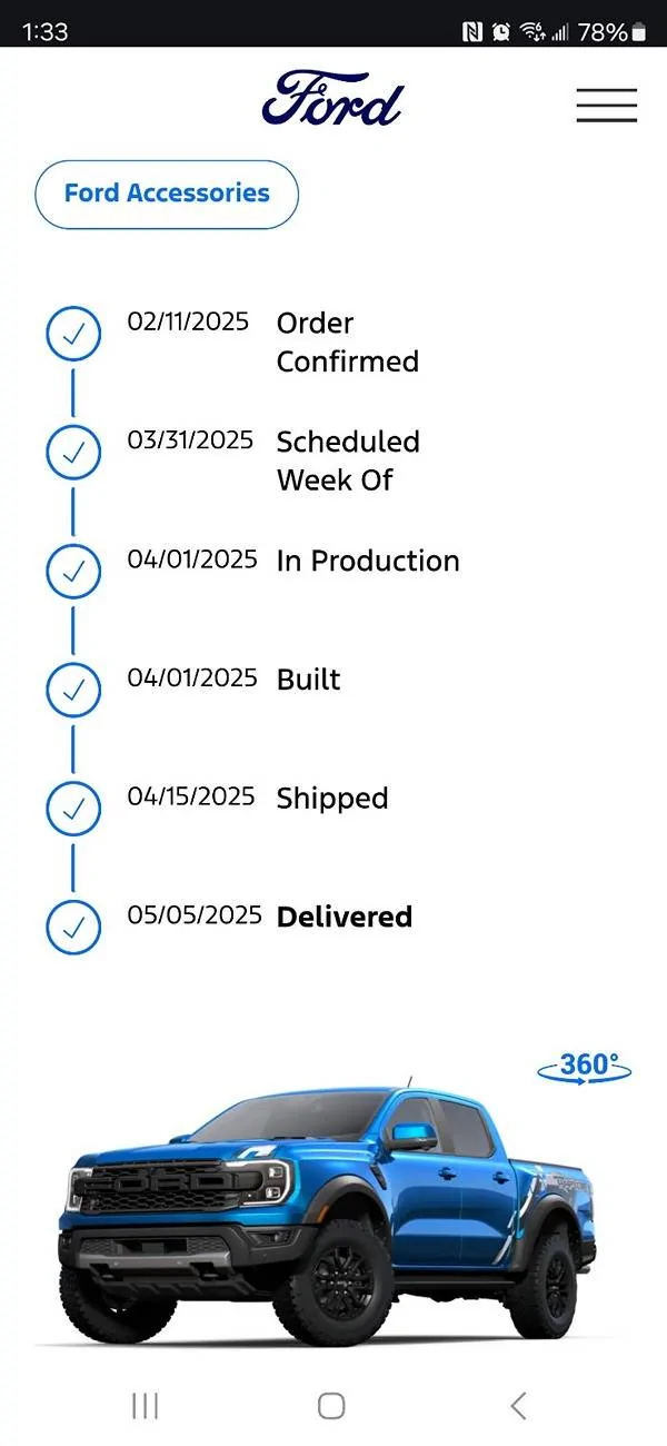 Ford Ranger 2025 Order update 1746457213144-91