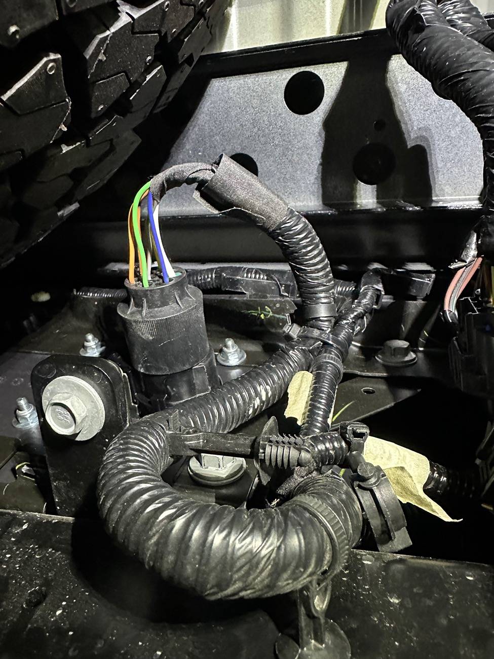 Ford Ranger American Adventure Lab Ford Ranger Trailer Plug Tuck Kit Install IMG_4345