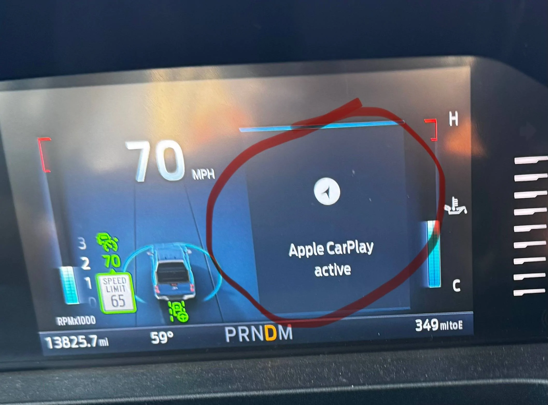 Ford Ranger CarPlay Navigation/Music on Driver Console hit and miss IMG_0047