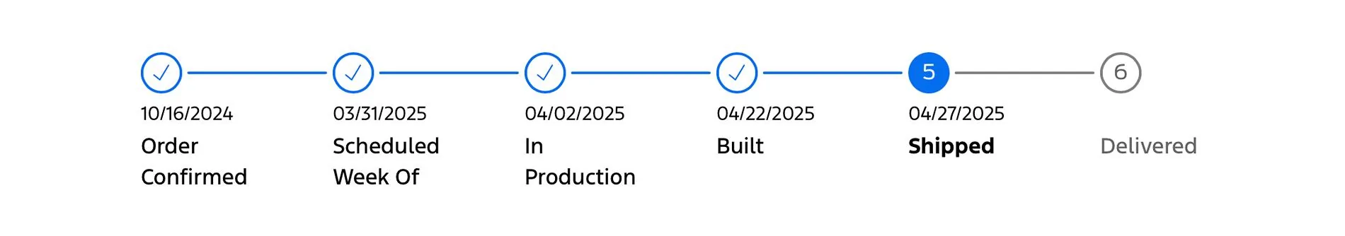Ford Ranger 2025 Order update Screenshot 2025-05-14 at 8.11.48 AM